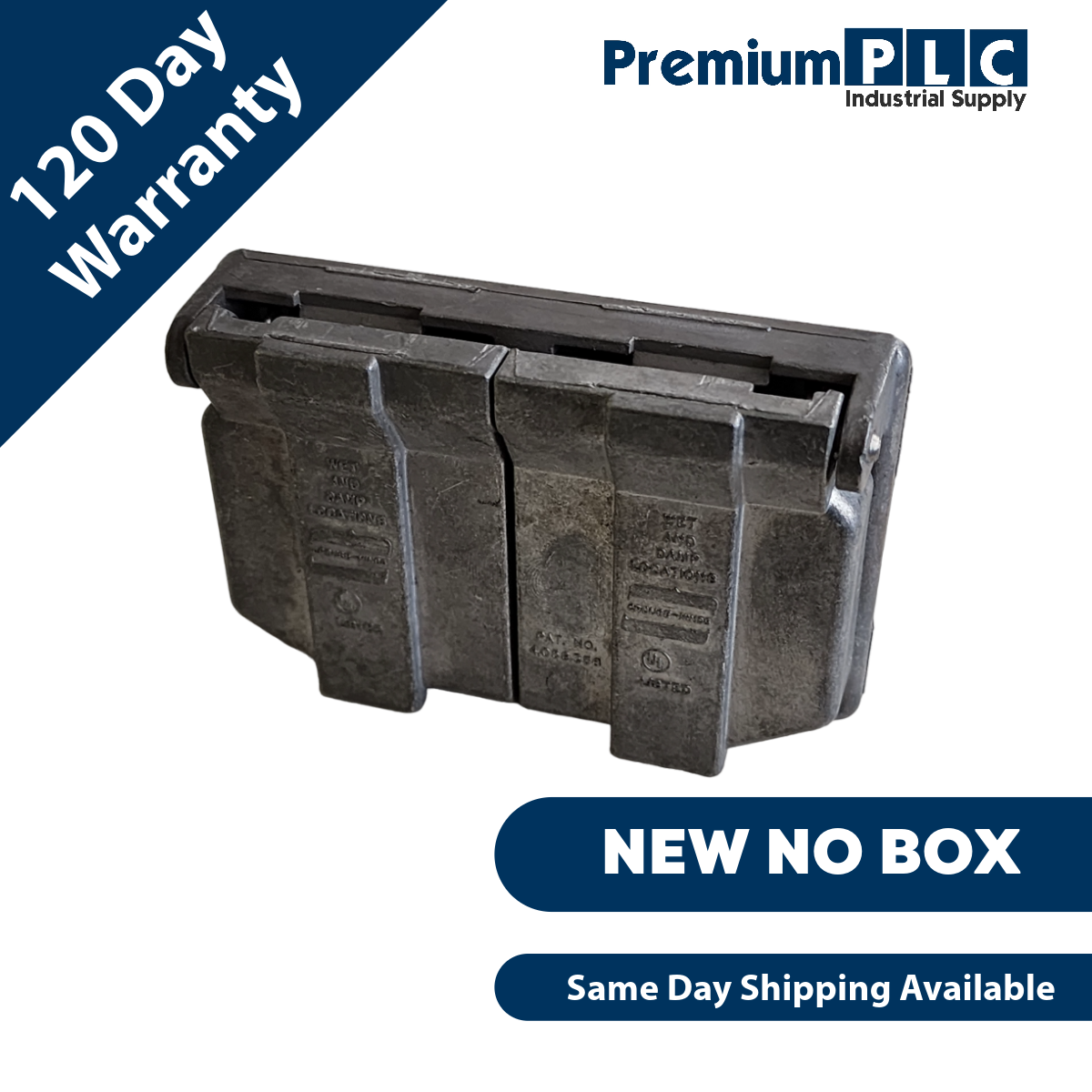 Used NEW EATON CROUSE-HINDS WLRD1 WET/DAMP LOCATION COVER SERIES WLRD 4.058.358