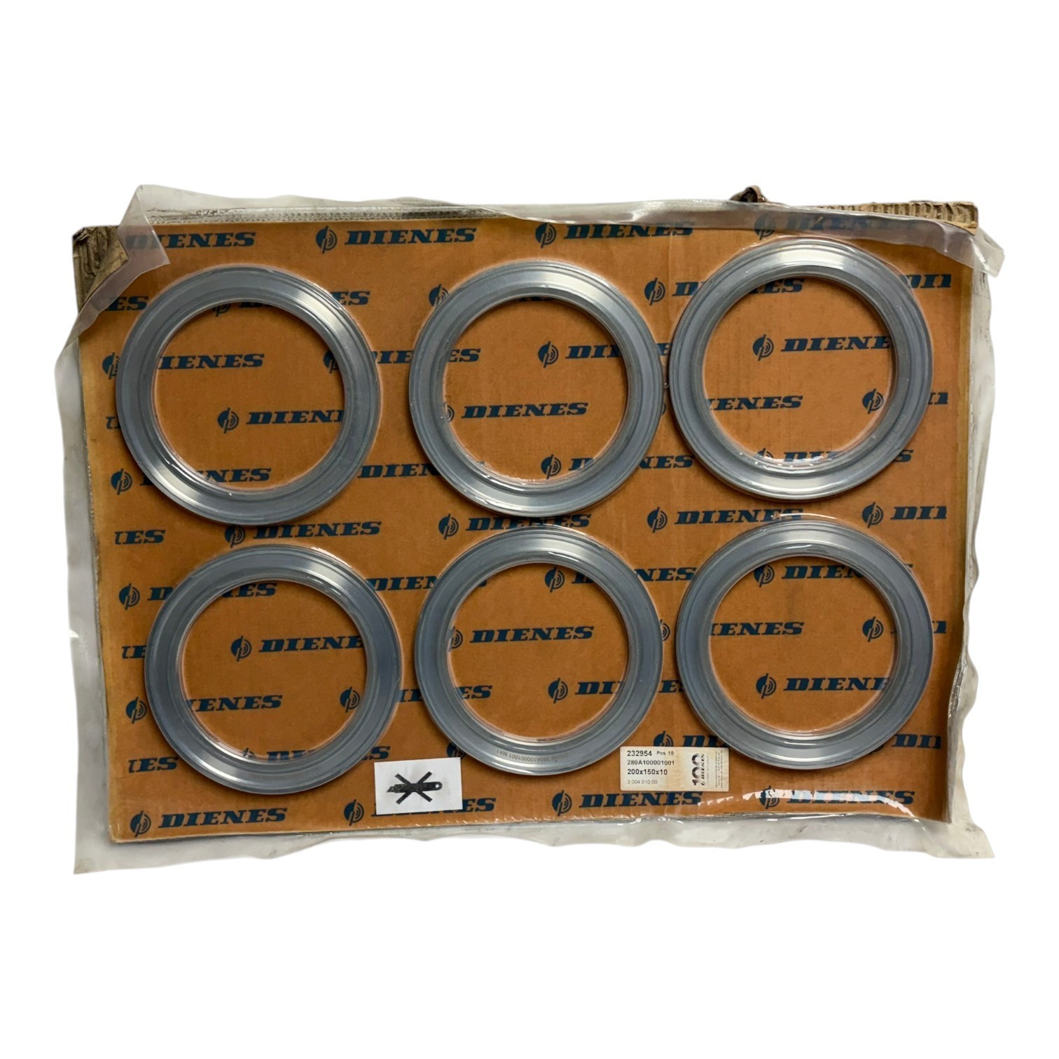 New Dienes 200x150x10 Circular Slitting Knife Blade 232954 Lot of 6