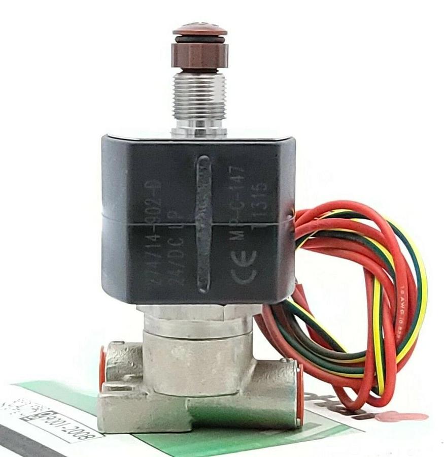 Used ASCO EV8317G308 3-Way/2-Pos Solenoid Valve 1/4" NPT S/S 24VDC 8317G308 NSMP