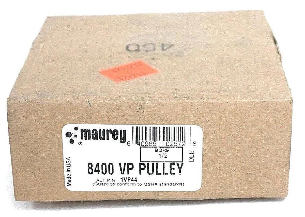 Used FACTORY SEALED MAUREY 8400 VP PULLEY 1VP44 BORE: 1/2''