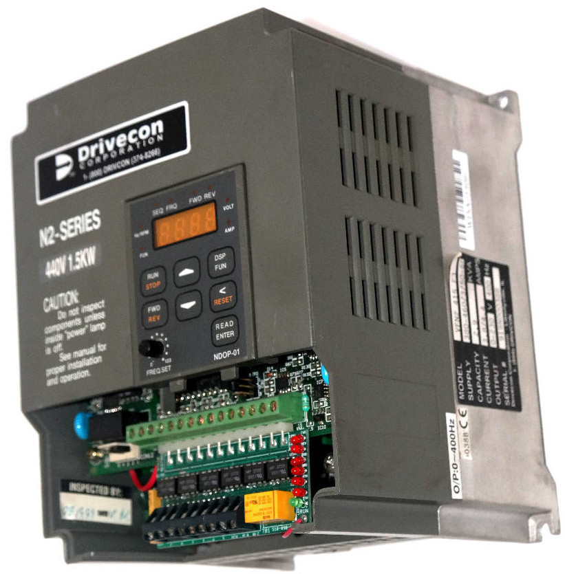Used DRIVECON N2 SERIES VFN2-415-F3 DRIVE VFN2415F3 440V 1.5KW