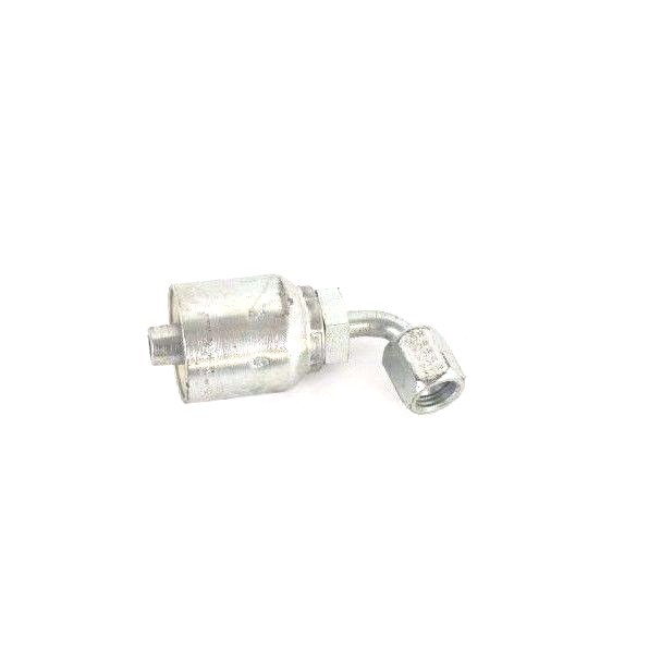 Used LOT OF 7 NEW PARKER 13943-4-6 PARKRIMP PERMANENT ELBOWS FEMALE JIC X 1/4"