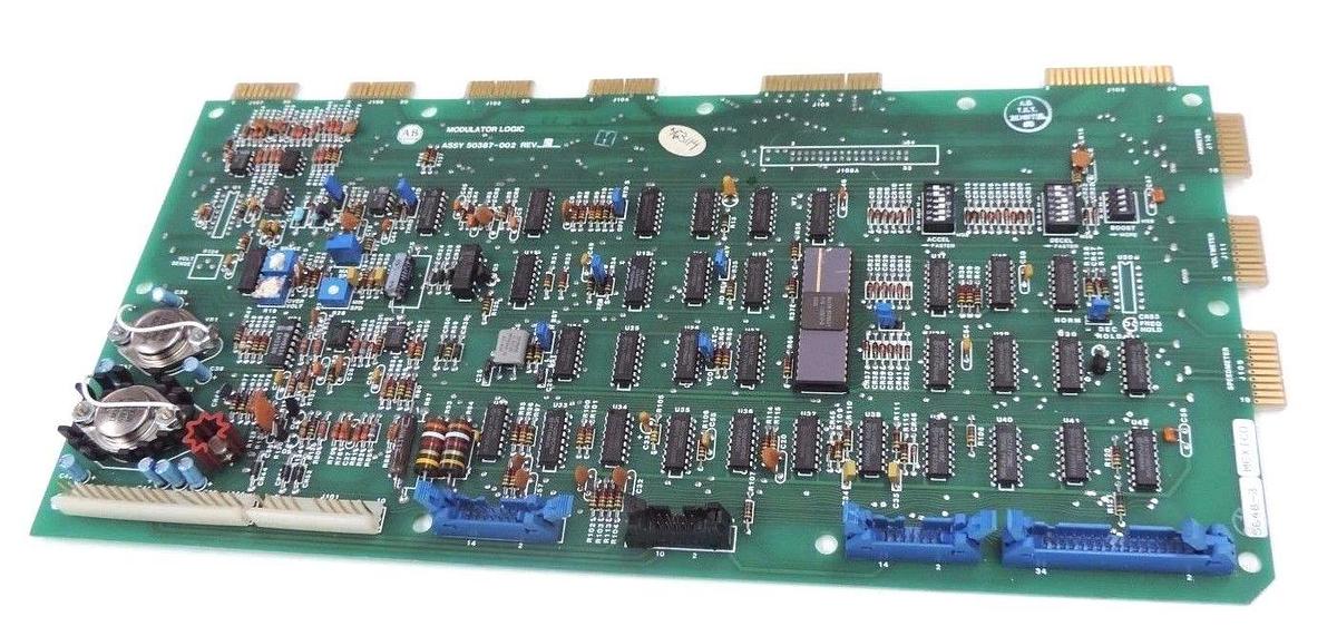 Used ALLEN BRADLEY 50387-002 REV. 02 MODULATOR LOGIC BOARD 50387002, 120618