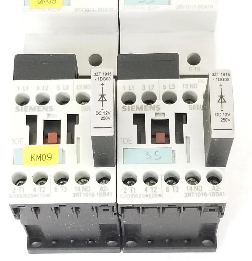 Used SIEMENS 3ZX1012-0RV01-1AA1, 3ZX1012-0RH11-1AA1, 3ZT-1916-1DG00, 3RV1915-1A