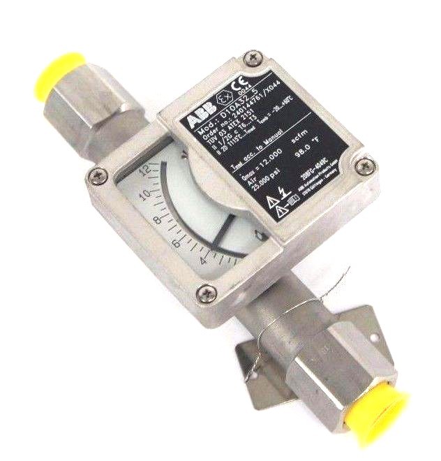 Used NEW ABB D10A32-5 FLOWMETER 1/2" NPT ORDER NO. 240144761/X044 D10A325