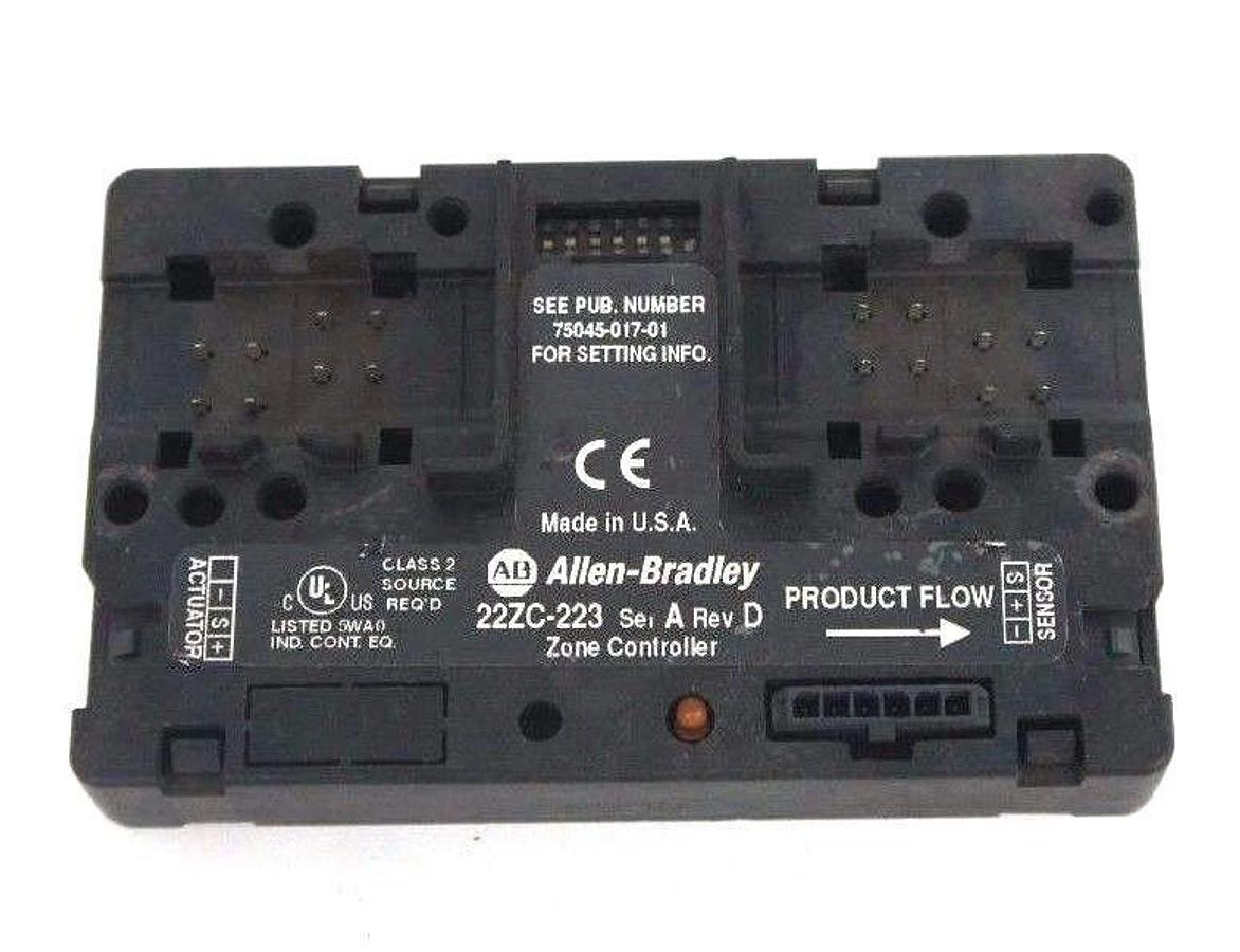 Used ALLEN BRADLEY 22ZC-223 ZONE CONTROLLER SER A, REV D, 75045-017-01