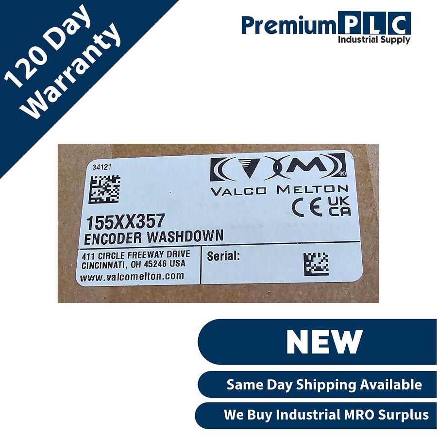 Used NEW VALCO MELTON / ACCU-CODER 155XX357 ENCODER 802S-20-S-1000-R-HV-1-F-5-SK-CE