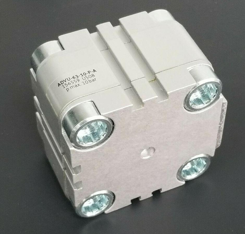 NIB FESTO ADVU-63-10-P-A COMPACT CYLINDER MAT. NR. 156559 SERIE: U508
