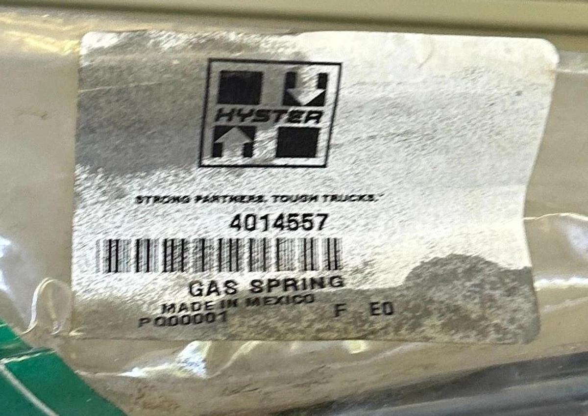 Used 2 NEW HYSTER 4014557 / HY4014557 OEM GAS SPRINGS FOR FORKLIFT LIFT-O-MAT