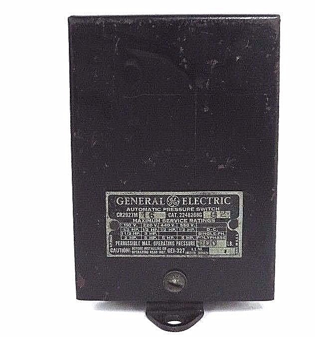 Used GENERAL ELECTRIC CR2927M16 AUTOMATIC PRESSURE SWITCH 2248268G G2