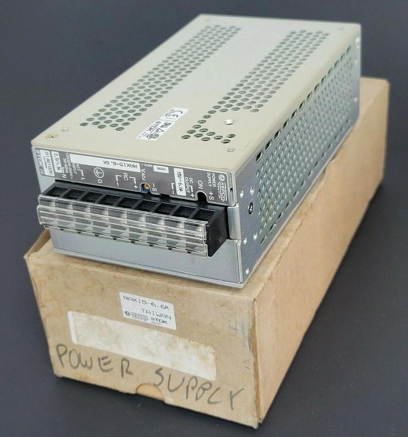 Used NIB KEPCO RAX15-6.6K POWER SUPPLY RAX1566K