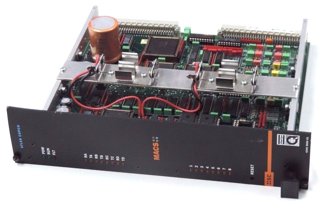 Used ATLAS COPCO 4240-5000-01 SPINDLE CONTROLLER J W/ DISPLAY LEDS 4240500001 (USED)