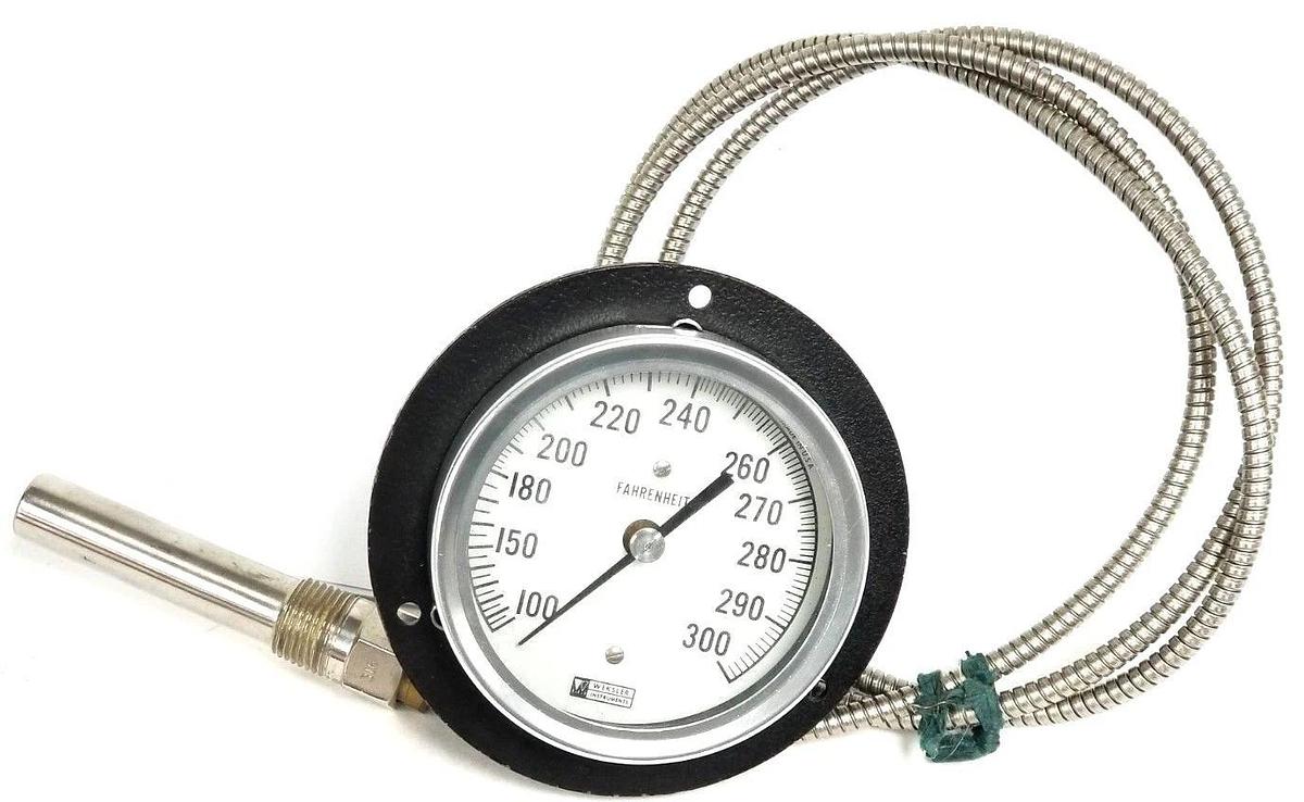 NEW WEKSLER INSTRUMENTS MV2-11-35-3 TEMPERATURE GAUGE 100-300 DEG. F G15-109 A7K