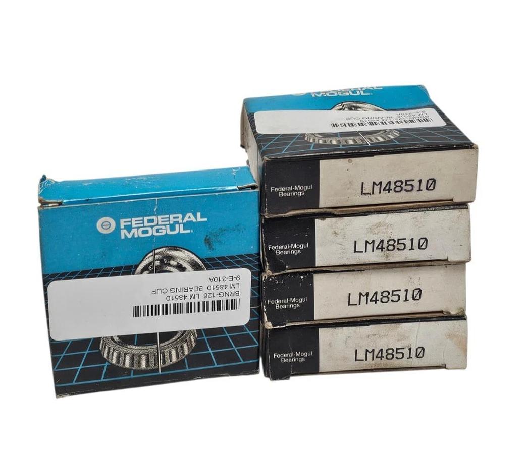 Used LOT OF 5 NIB FEDERAL MOGUL LM48510 ROLLER BEARING CUPS
