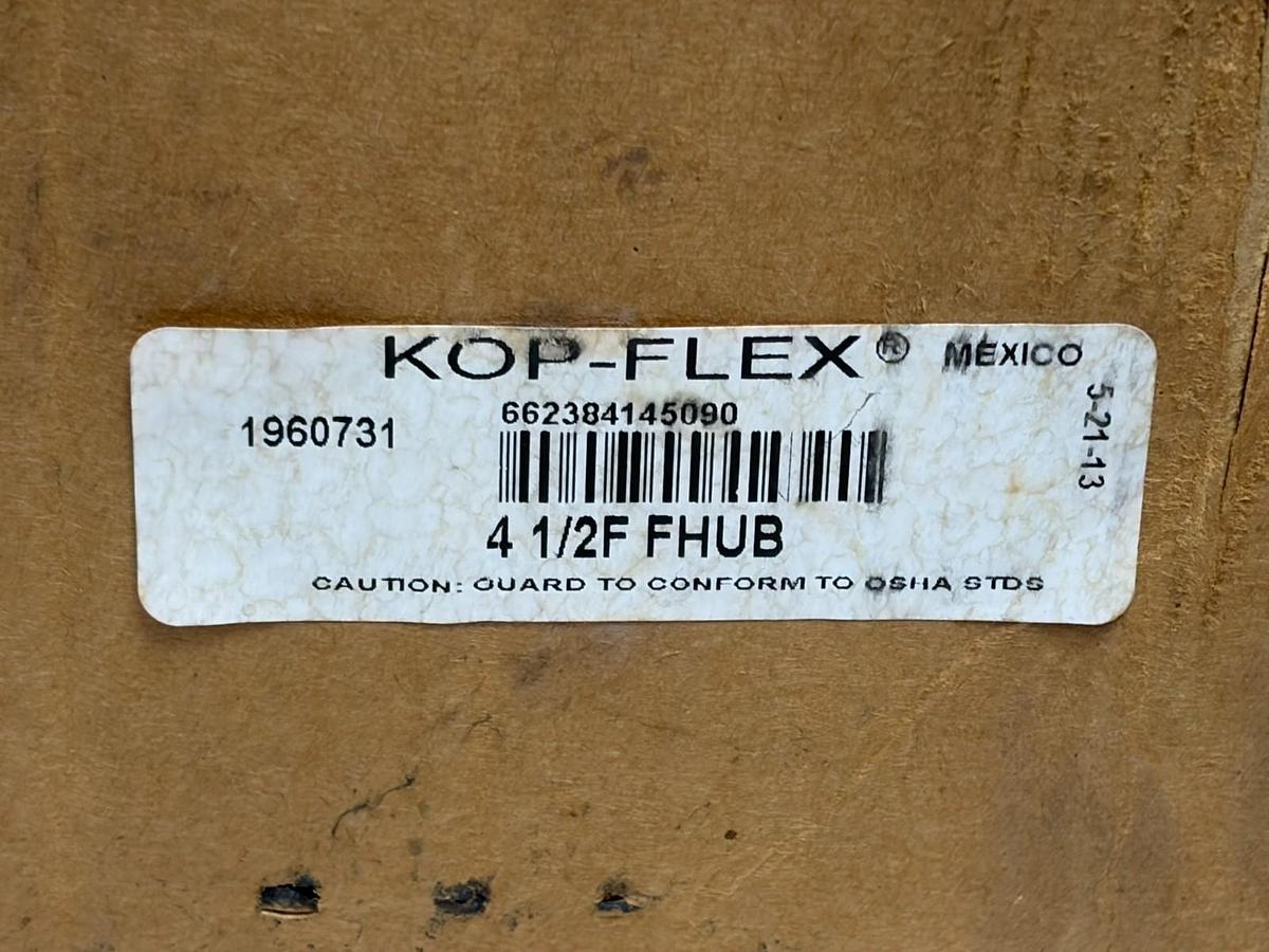 Used Kop-Flex 1960731 FASTS Gear Coupling Hub Size 4.5 4 1/2F FHUB New Surplus