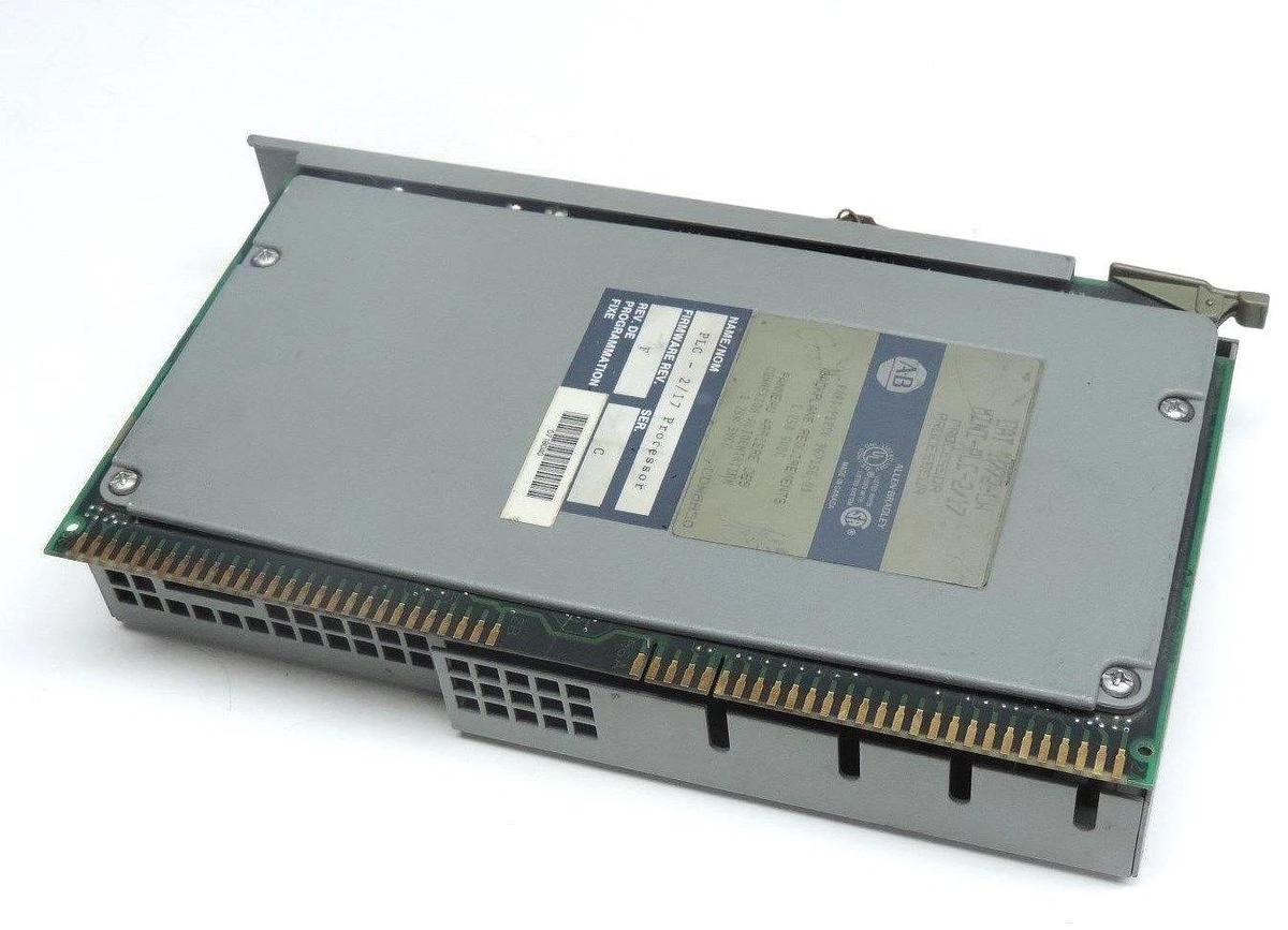 Used ALLEN BRADLEY 1772-LW SER. C MINI PLC 2/17 PROCESSOR F/W REV. F, 1772LW