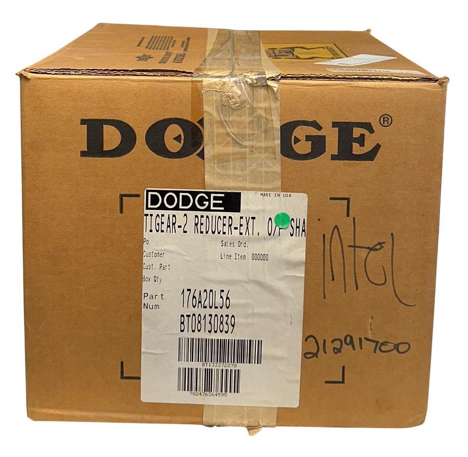 DODGE 176A20L56 TIGEAR-2 REDUCER-EXT O/P SHAFT 20:1 RATIO 1.04HP MAX NSMP