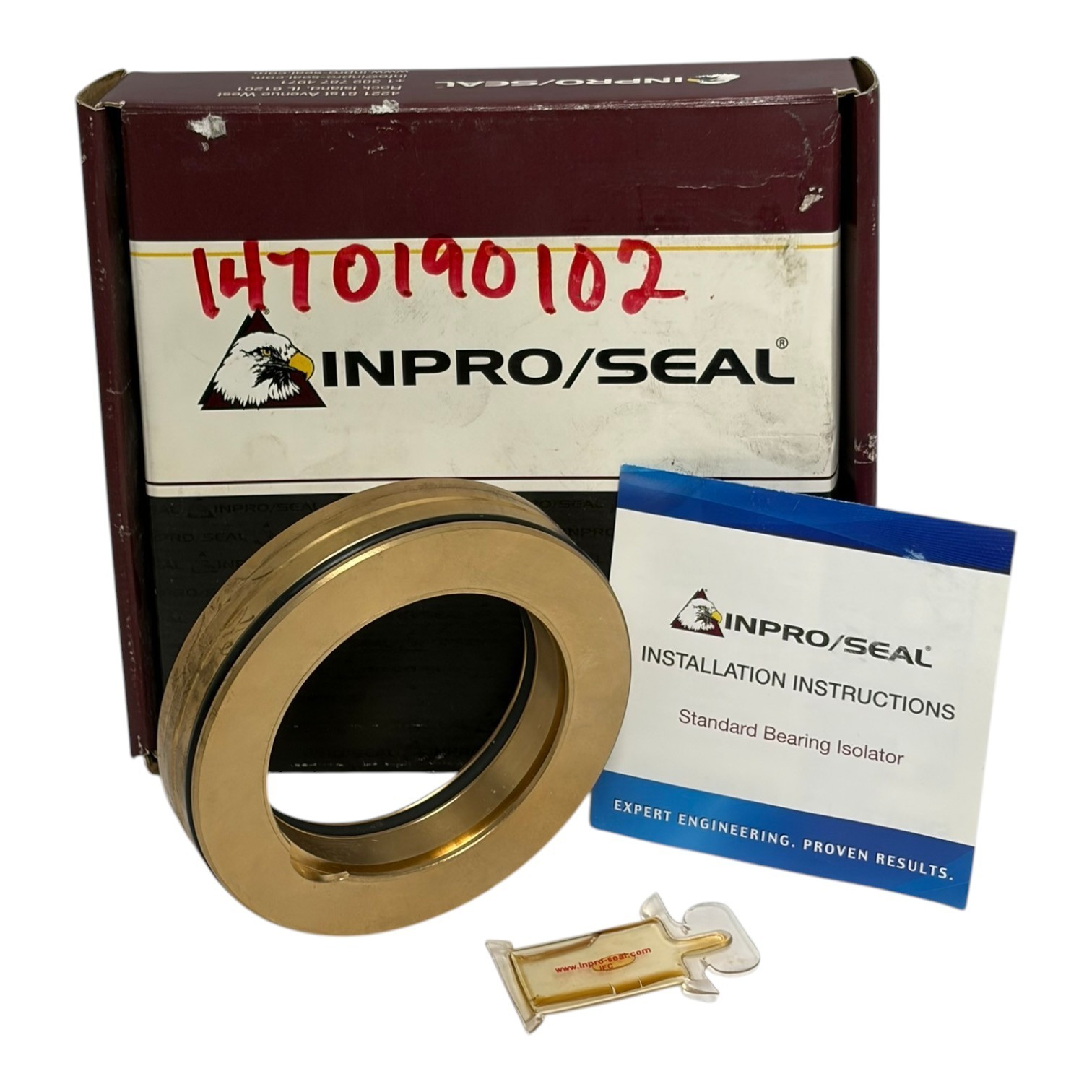 Used Inpro/Seal 1700-A-00381-0 VBX Bearing Isolator Shaft 2.375 Bore 3.5 New