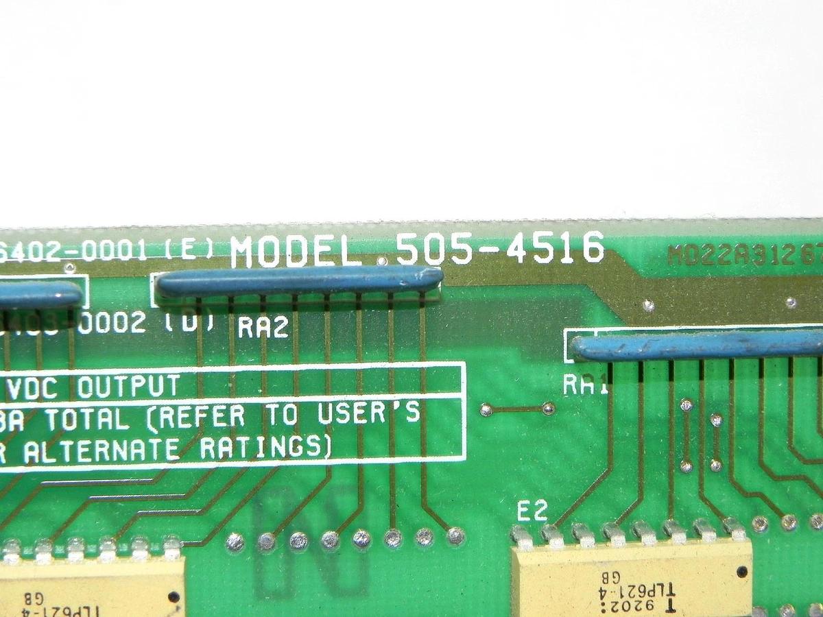 Used TEXAS INSTRUMENTS 505-4516 MODULE DIGITAL OUTPUT 505 16O 4.5-34VDC 5054516