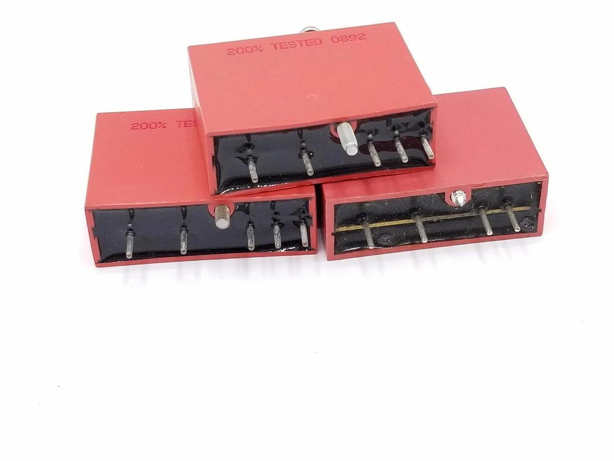 Used LOT OF 3 OPTO 22 ODC5R I/O MODULE RED REED RELAYS ODC5