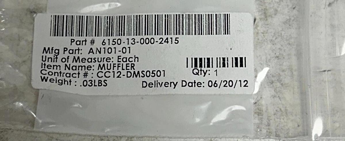16 SMC AN101-01 / AN10101 SERIES AN PNEUMATIC SILENCERS OEM NSNP