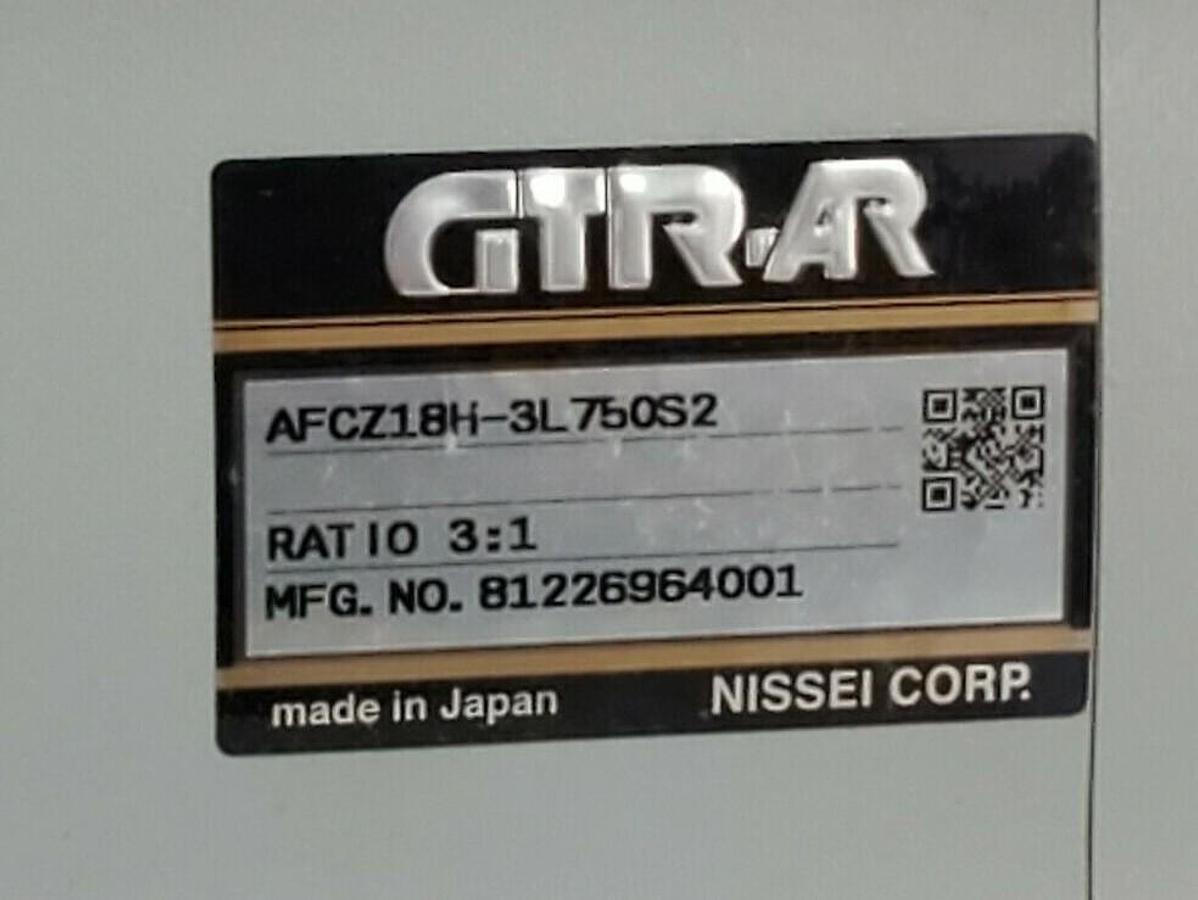 Used NIB NISSEI GTR-AR AFCZ18H-3LZ50S2 SPEED REDUCER, 3:1 RATIO, 81226964001