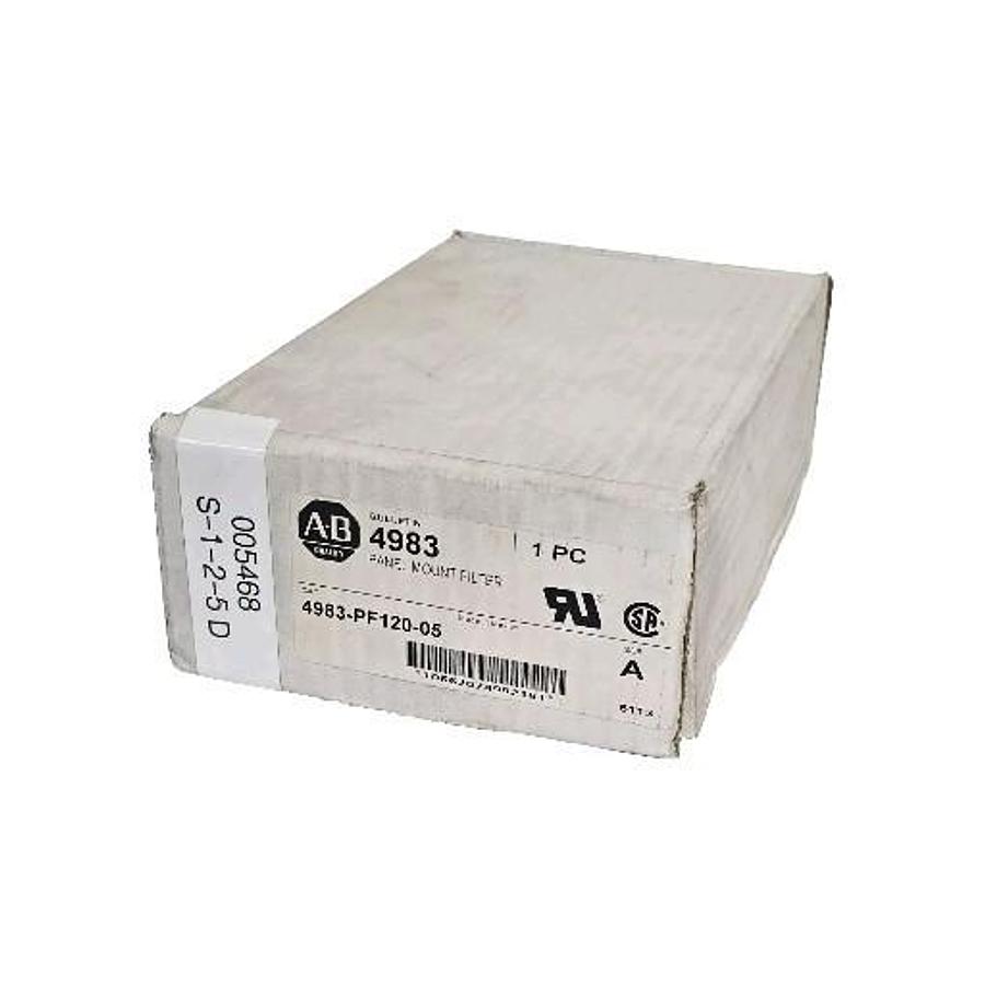 NIB ALLEN BRADLEY 4983-PF120-05 PANEL MOUNT FILTER 4983PF12005 SER. A