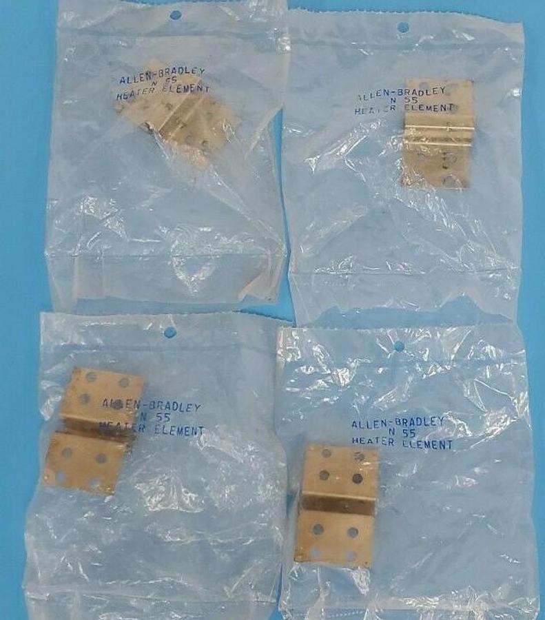 Used LOT OF 4 NEW ALLEN BRADLEY N55 HEATER ELEMENTS