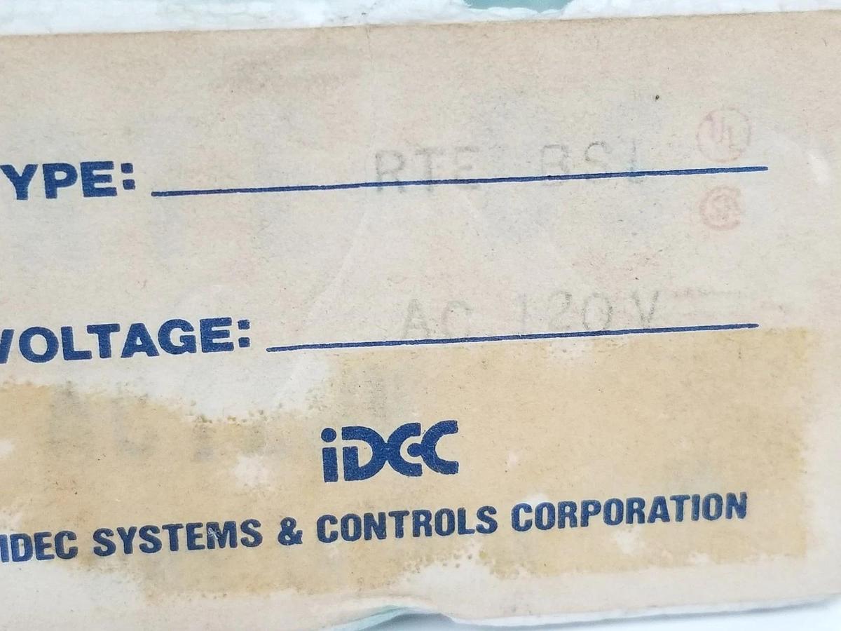 Used NIB IDEC RTE-BS1 ELECTRONIC TIMER RTEBS1, AC120V 50/60HZ, 10A, 120V AC