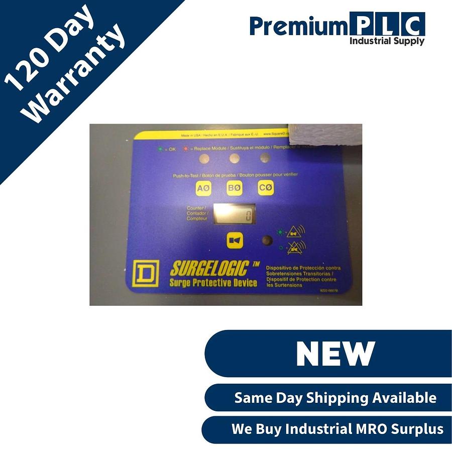 NEW SQUARE D TVS4EMA32A SER. 002 SURGELOGIC EMA TVSS, 480Y/277V 3P 4 wire 320kA