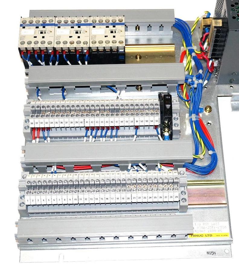 Used NEW FANUC A05B-2351-C310 I/O PSU UNIT W/ LAMBDA EWS300P-24, A05B2351C310