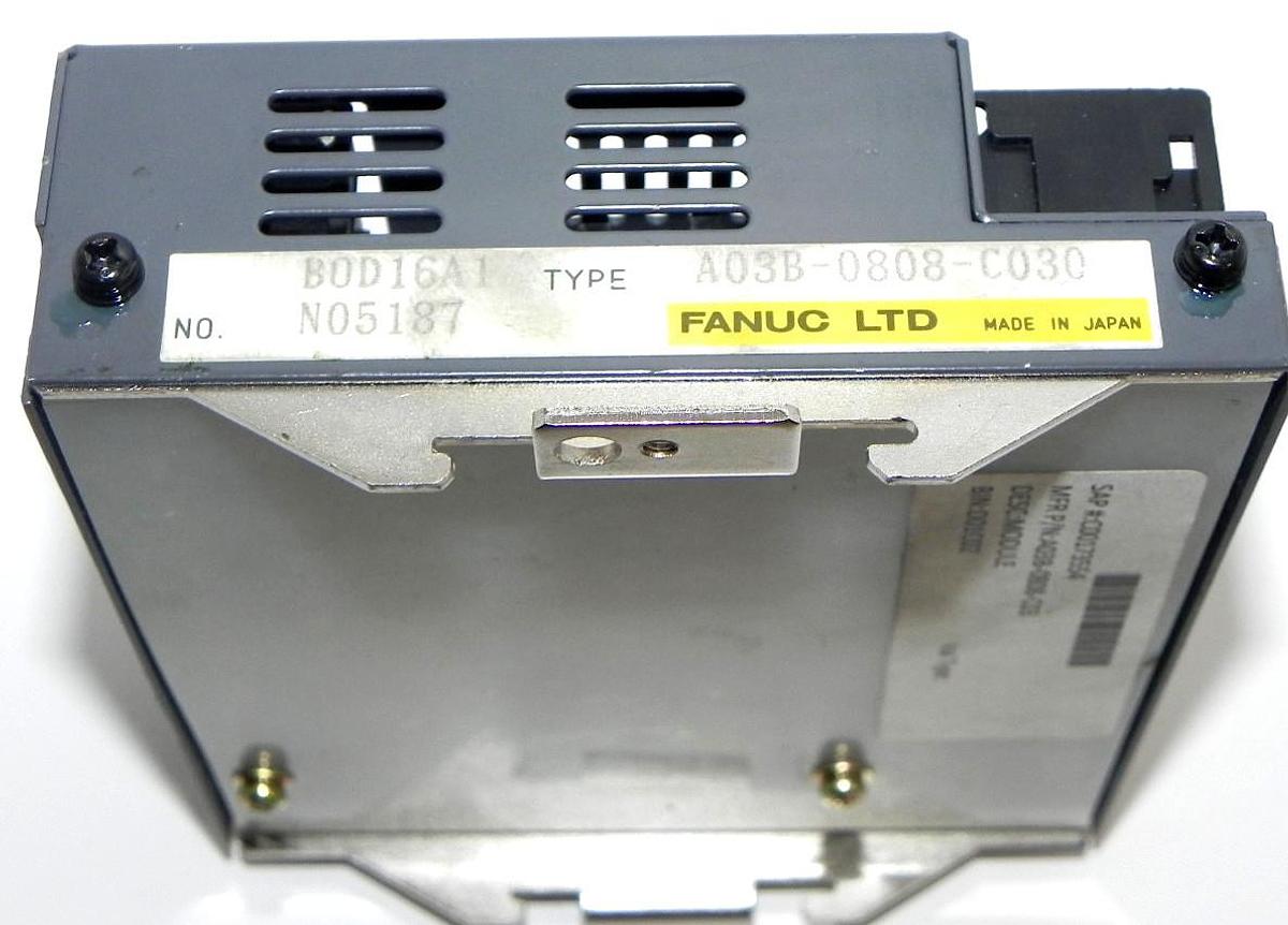 Used FANUC A03B-0808-C030 I/O MODULE BOD16A1 N05187, A03B0808C030