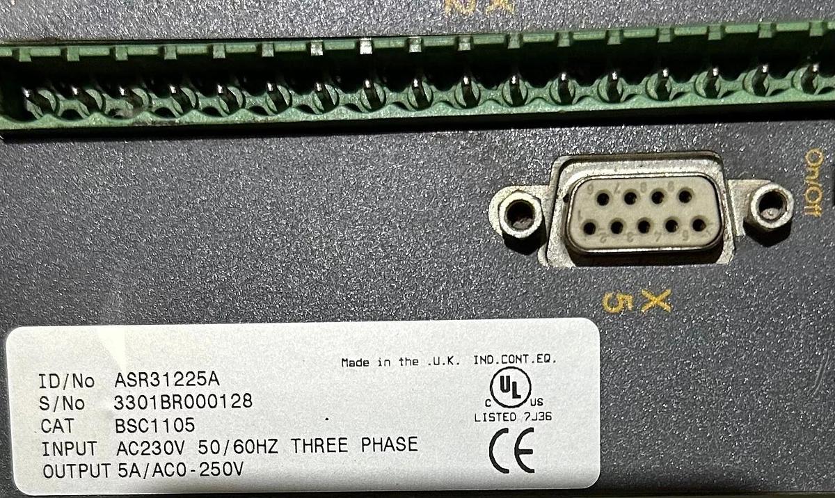 Used BALDOR BSC1105 / ASR31225A AC SERVO DRIVE W/ POWER SUPPLY 230VAC 50/60Hz 5A