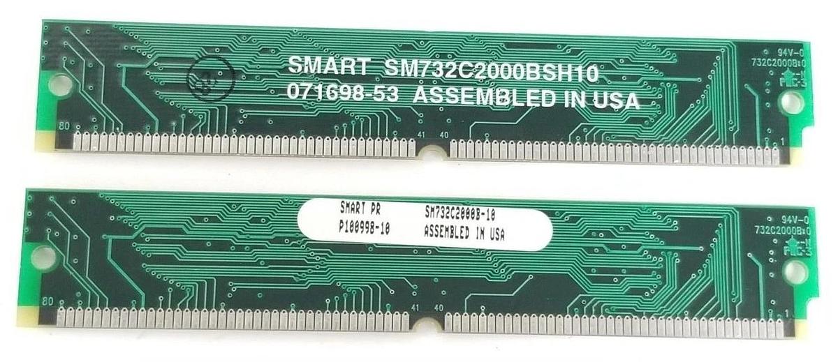 Used LOT OF 2 CISCO / SMART SM732C2000BSH10 MEMORY BOARDS SM732C2000B-10
