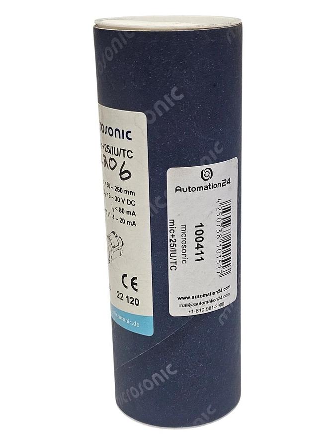 Used NEW MICROSONIC MIC+25/IU/TC ULTRASONIC SENSOR CH.-NR.: 1793700