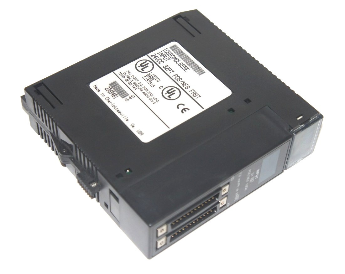 Used GE FANUC IC693MDL655E INPUT MODULE 32PT, 24 VDC, POS/NEG FAST