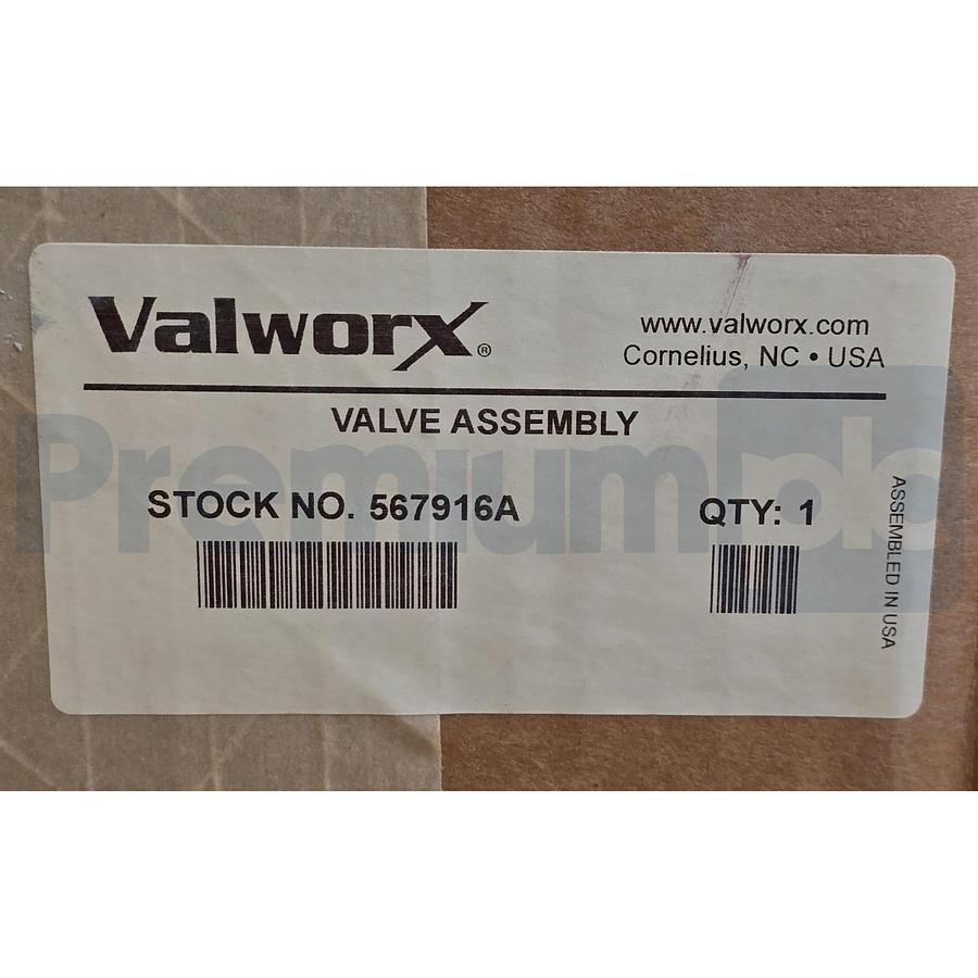 Used VALWORX 567916A 2" ELECTRIC ACTUATED 3-WAY BRASS T-DIVERTER VALVE 110VAC 561862A