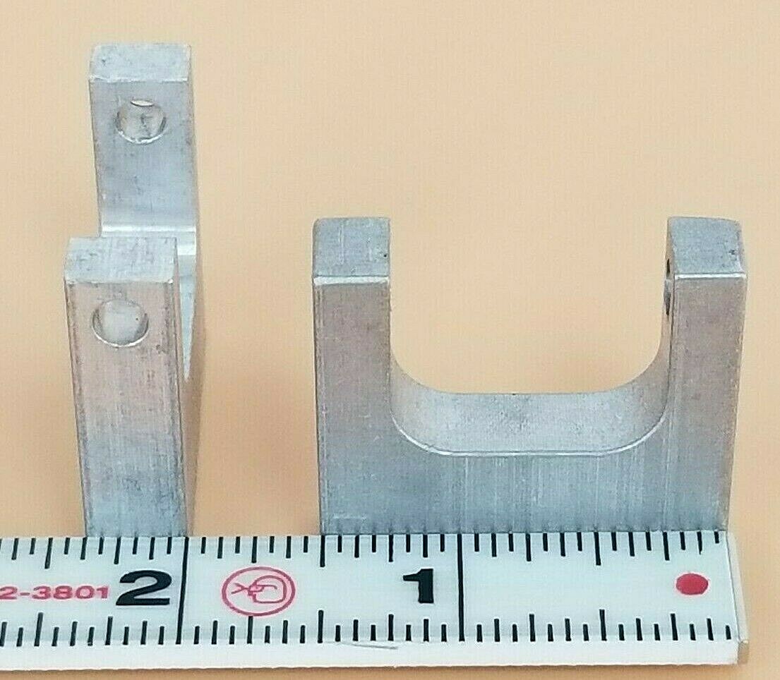 Used LOT OF 2 NEW GENERIC S-50-348M ALUMINUM MOUNTING BRACKETS S50348M
