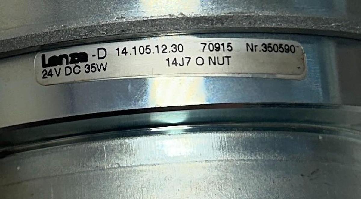 Used LENZE 14.105.12.30 / 350590 / 70915 MAGNETIC CLUTCH W/ ROTOR 24VDC 35W NSNP