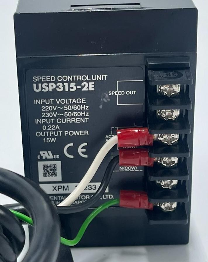 Used ORIENTAL MOTOR USP315-2E AC Speed Controller Unit 220/230V 50/60Hz 15W, NSNP