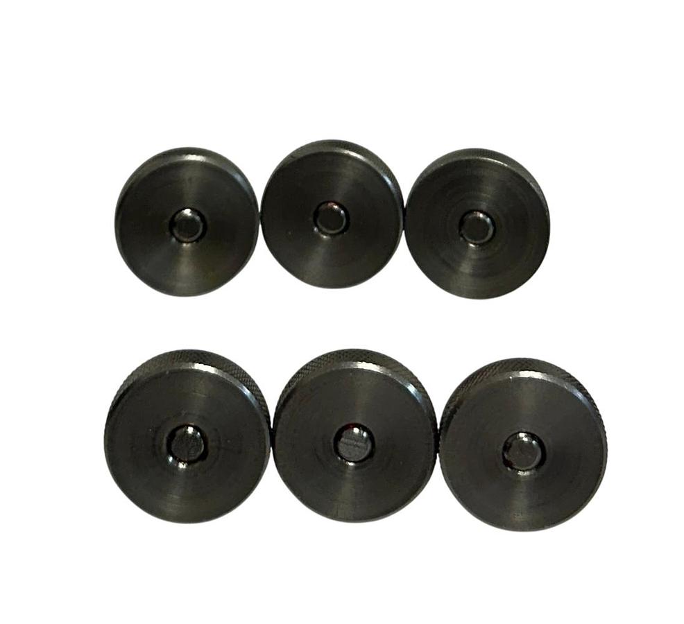 Used 6 TRIANGLE 05-B-08-A4 / A67791 / 105017359 OEM KNOBS 1/4-20x0.62 SS NSNP