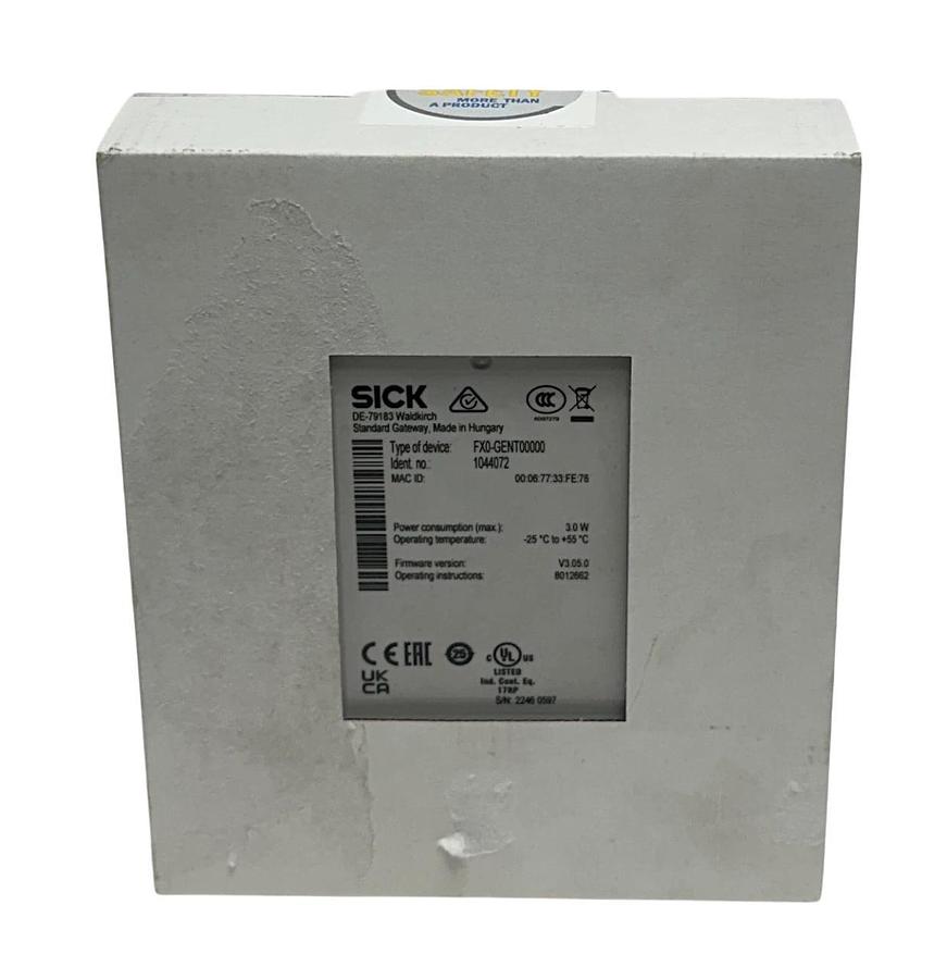 Used SICK FXO-GENT00000 / 1044072 FLEXI soft SAFETY CONTROLLER EtherNet/IP 3W NSFS