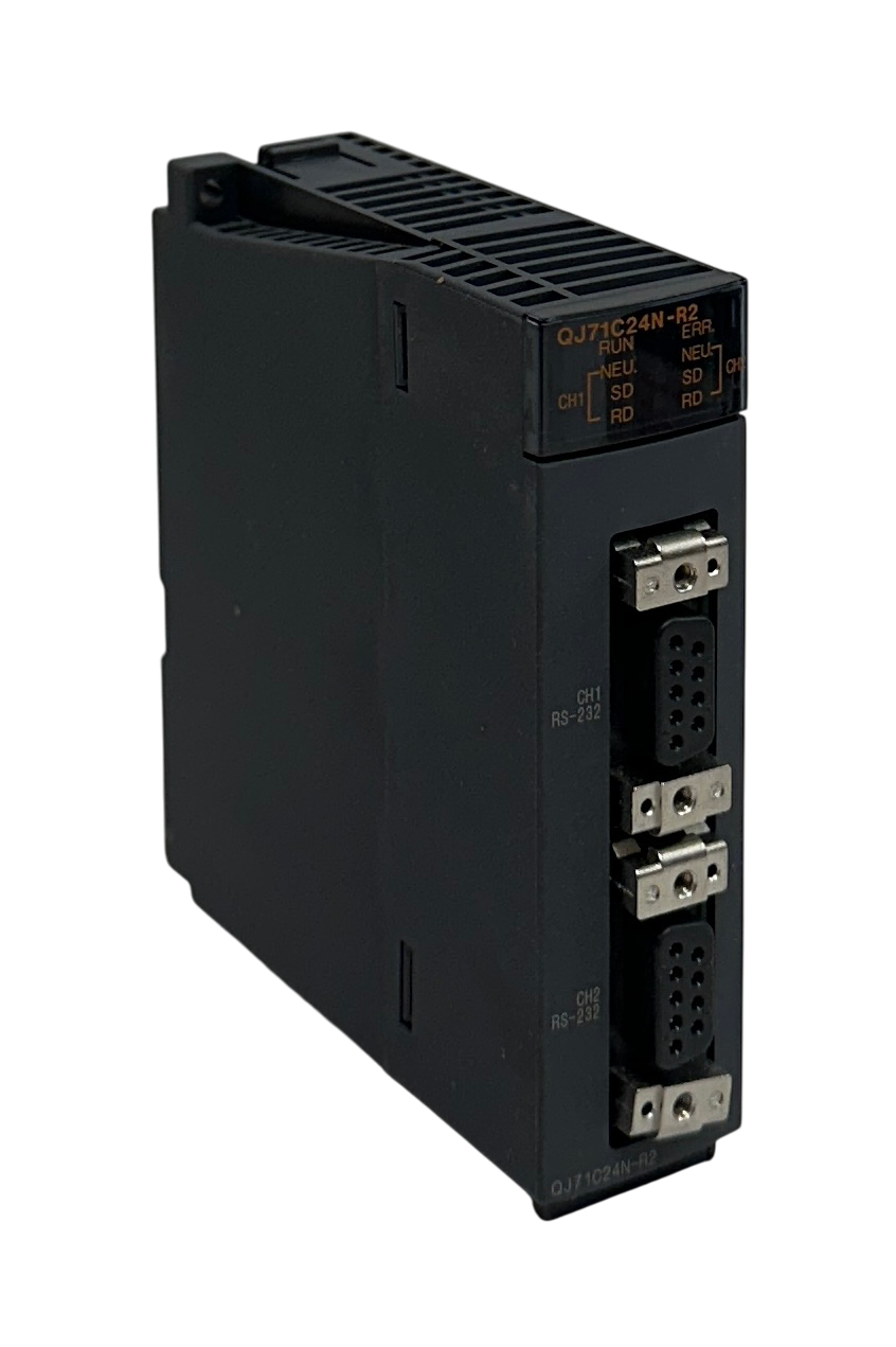 Used MITSUBISHI ELECTRIC QJ71C24N-R2 MELSEC-Q RS-232 MODULE 24VDC QJ71C24NR2 USNP
