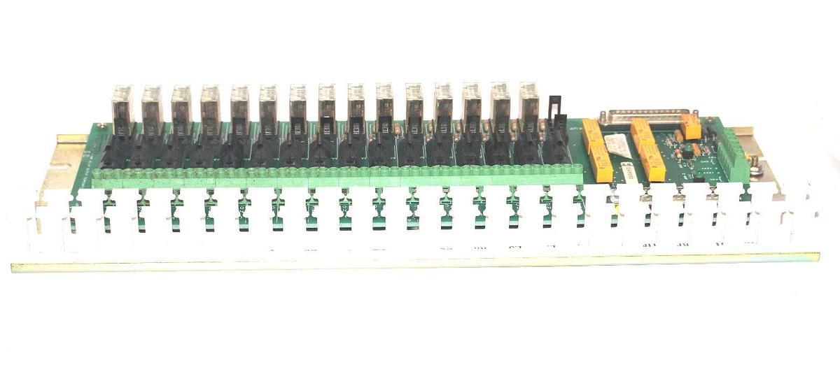 Used FISHER CONTROLS 41B7289X022-56 RELAY OUTPUT BOARD CL6774X1-A2 REV. H 41B7289X022