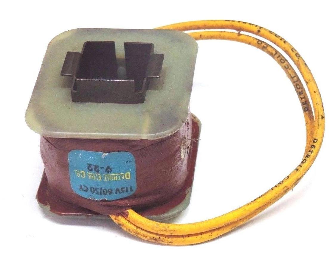Used DETROIT COIL CO. 9-22 COIL 115V 50/60HZ, 922
