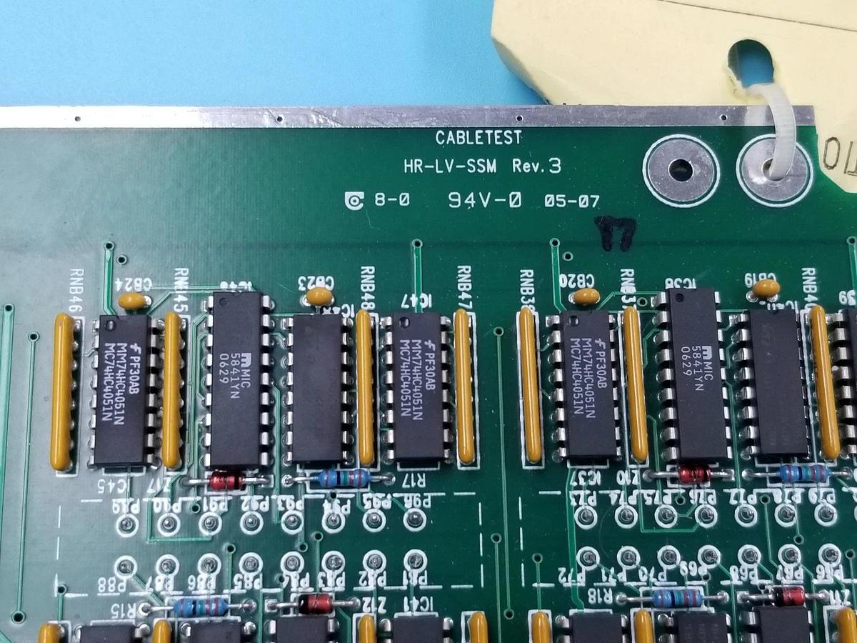 Used LOT OF 2 CABLETEST HR-LV SC REV. 3 BOARDS P/N: 20-26020, HRZ-LV-SSM *FOR PARTS*