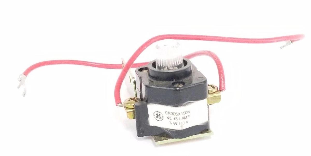 Used GENERAL ELECTRIC CR305X150N INDICATOR LIGHT NE 45 LAMP