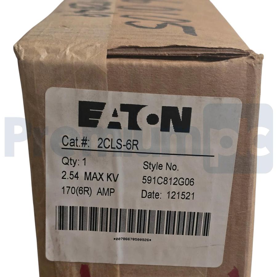 Used Eaton Bussmann 2CLS-6R | 591C812G06 Single Barrel Fuse 2.54kV 170A 6R NSMP