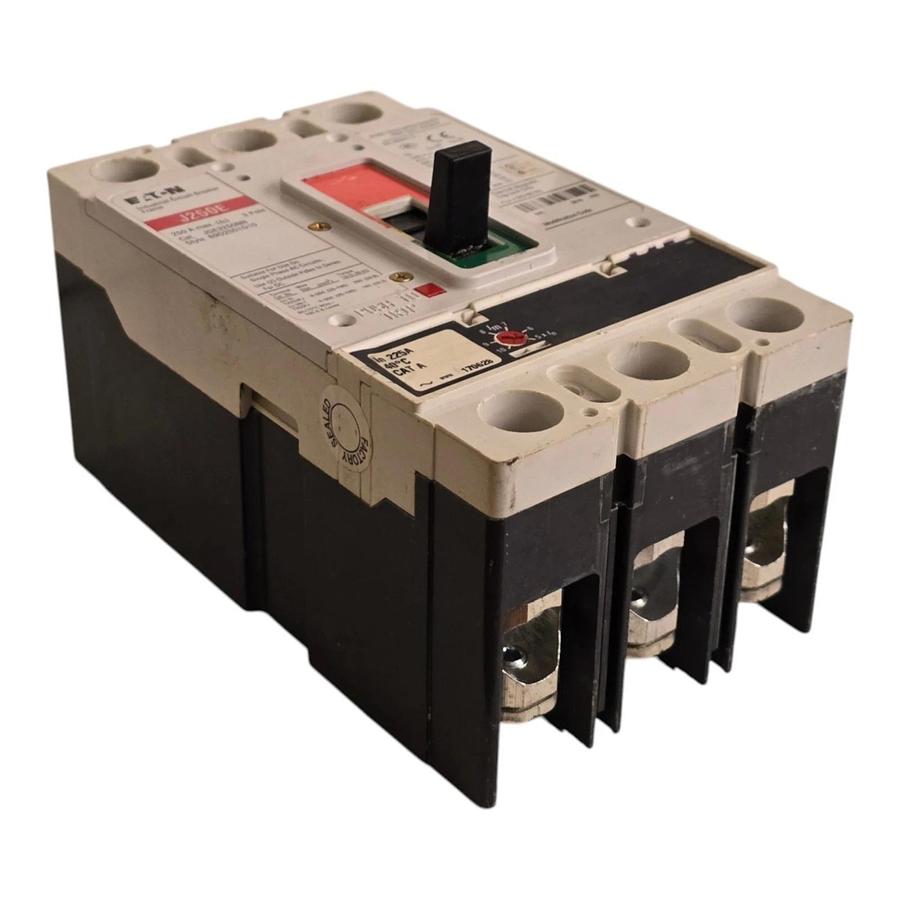 Eaton JGE3250NN | J250E Circuit Breaker 250A 3P 600V 69D2551G10 w/225A Trip NSNP 782116008612
