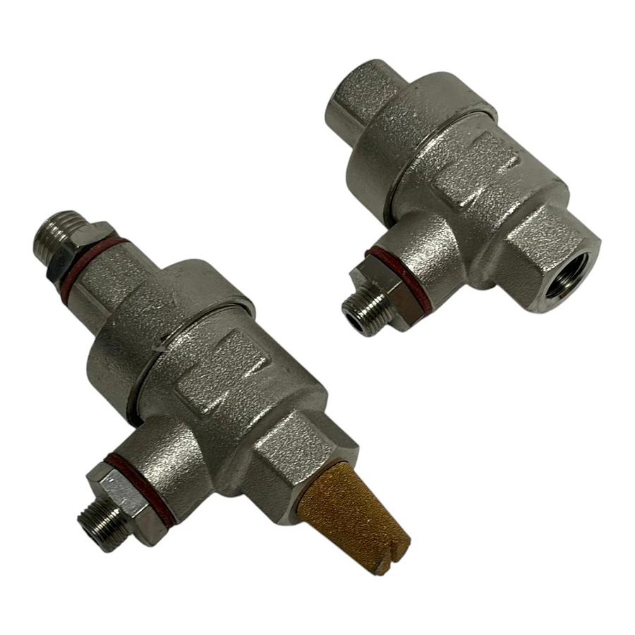 New Surplus Lot of 2 Tire Changer Quick Exhaust Valves 1/4" NPT Air Port P A R